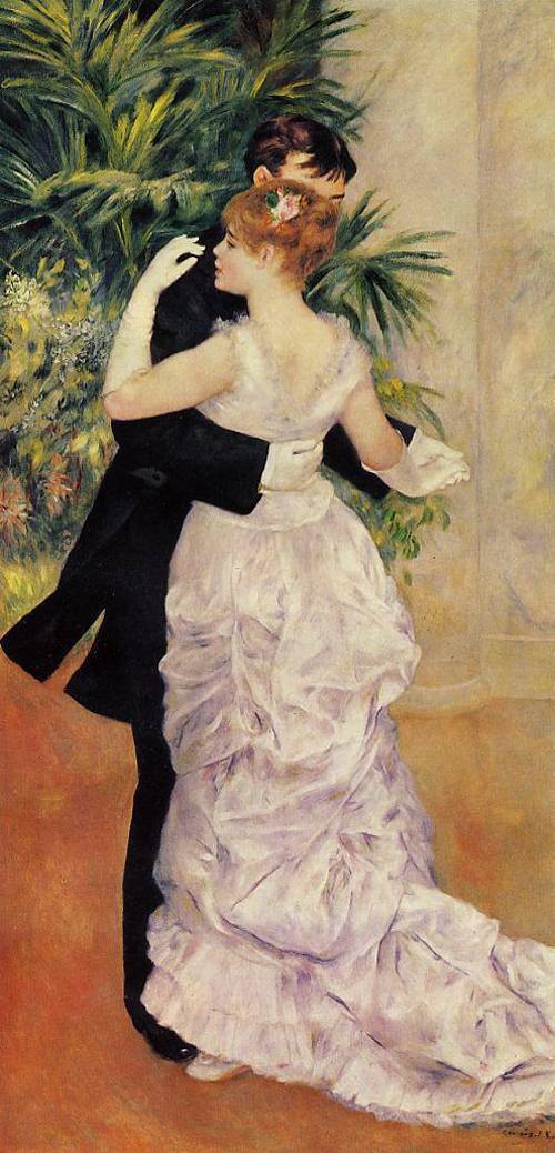 Dance In The City by Pierre-Auguste Renoir, 1883